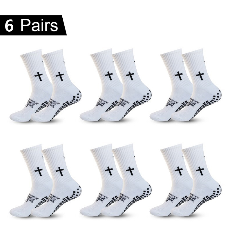 4/5/6 Pairs Anti-slip Football - Sock Garter Men recension och pris