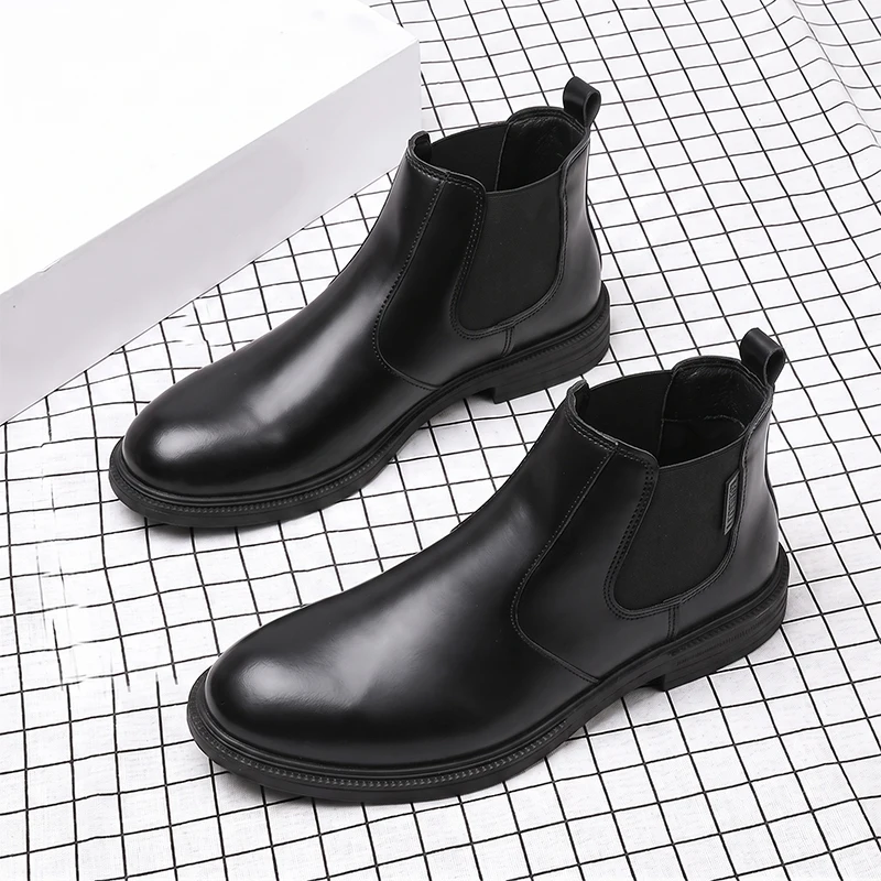 Men Leather Chelsea Ankle Boot - Men Formal Wear With Boots recension och pris