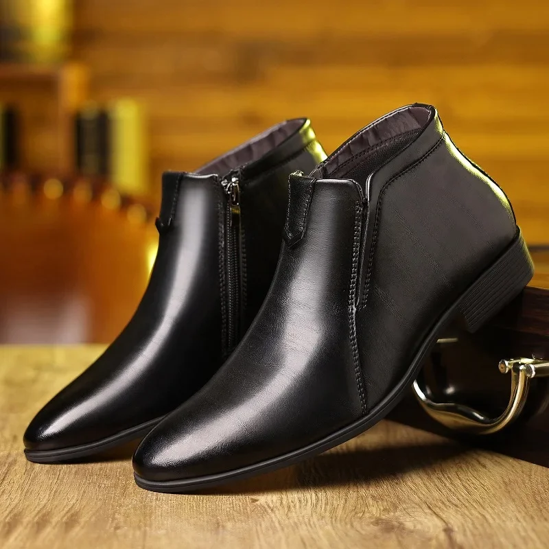 Luxury Mens Boots Fashion High - Men Formal Wear With Boots recension och pris
