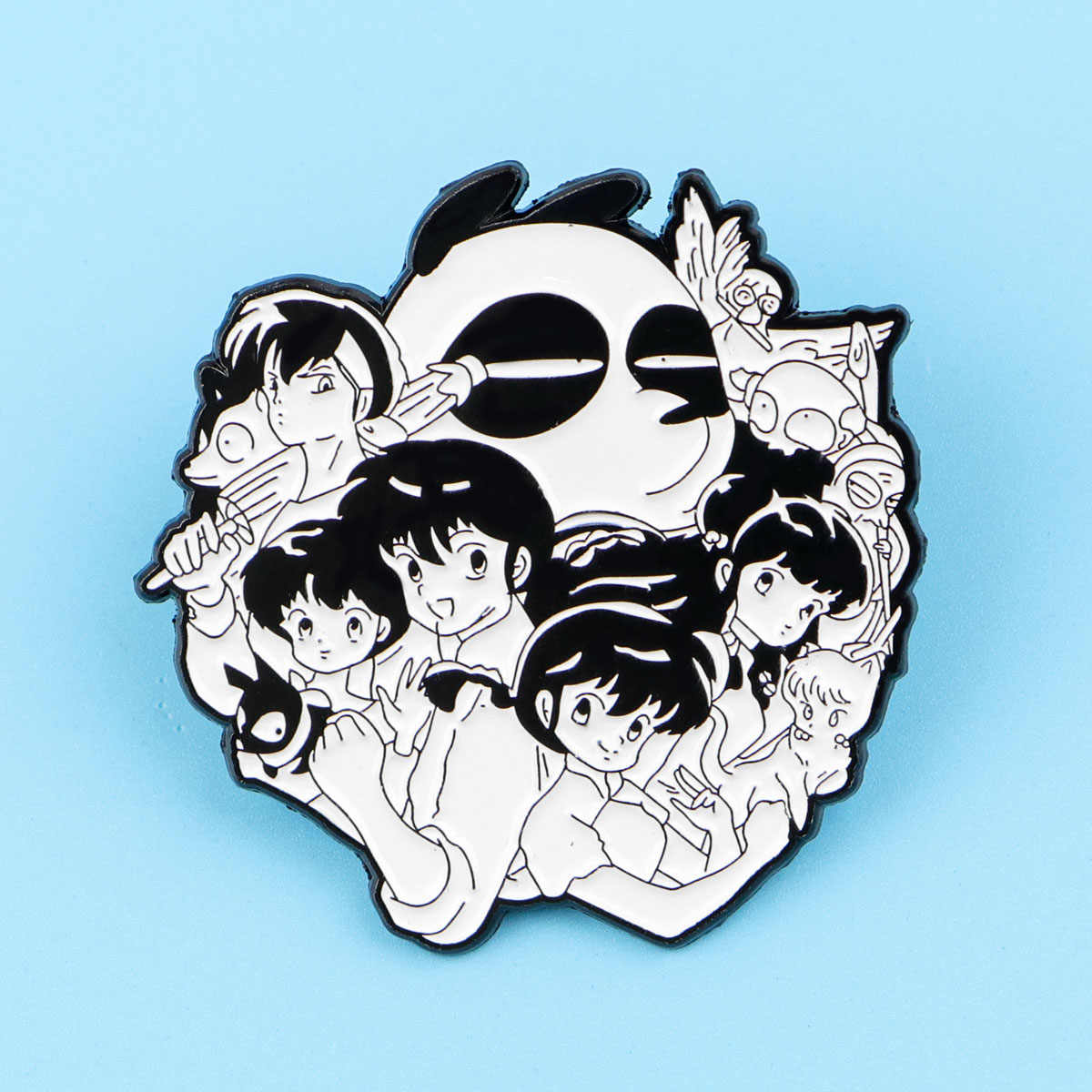 Cartoon Pigs Enamel Pin Brooch - Tuxedo Lapel Pin recension och pris