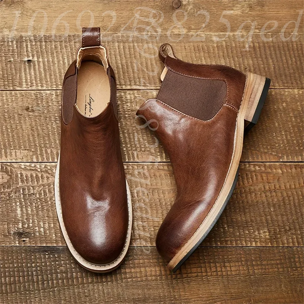 Men's Elastic Gores Chelsea An - Formal Men Daily Wear Footwear recension och pris