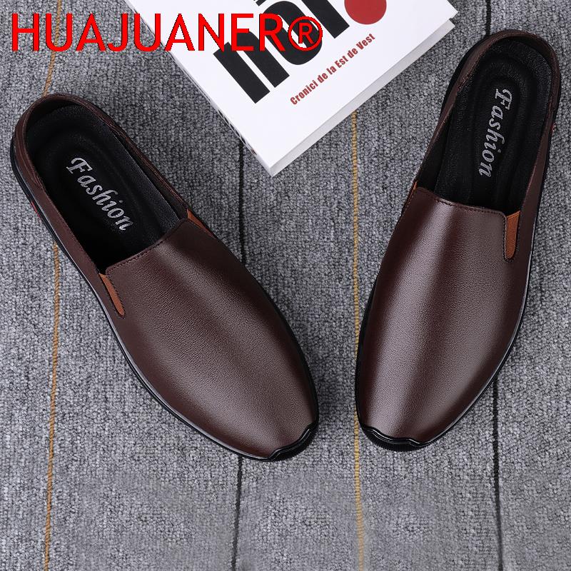 Genuine Leather Shoes Men's Lo - Men Formal Wear All Black recension och pris